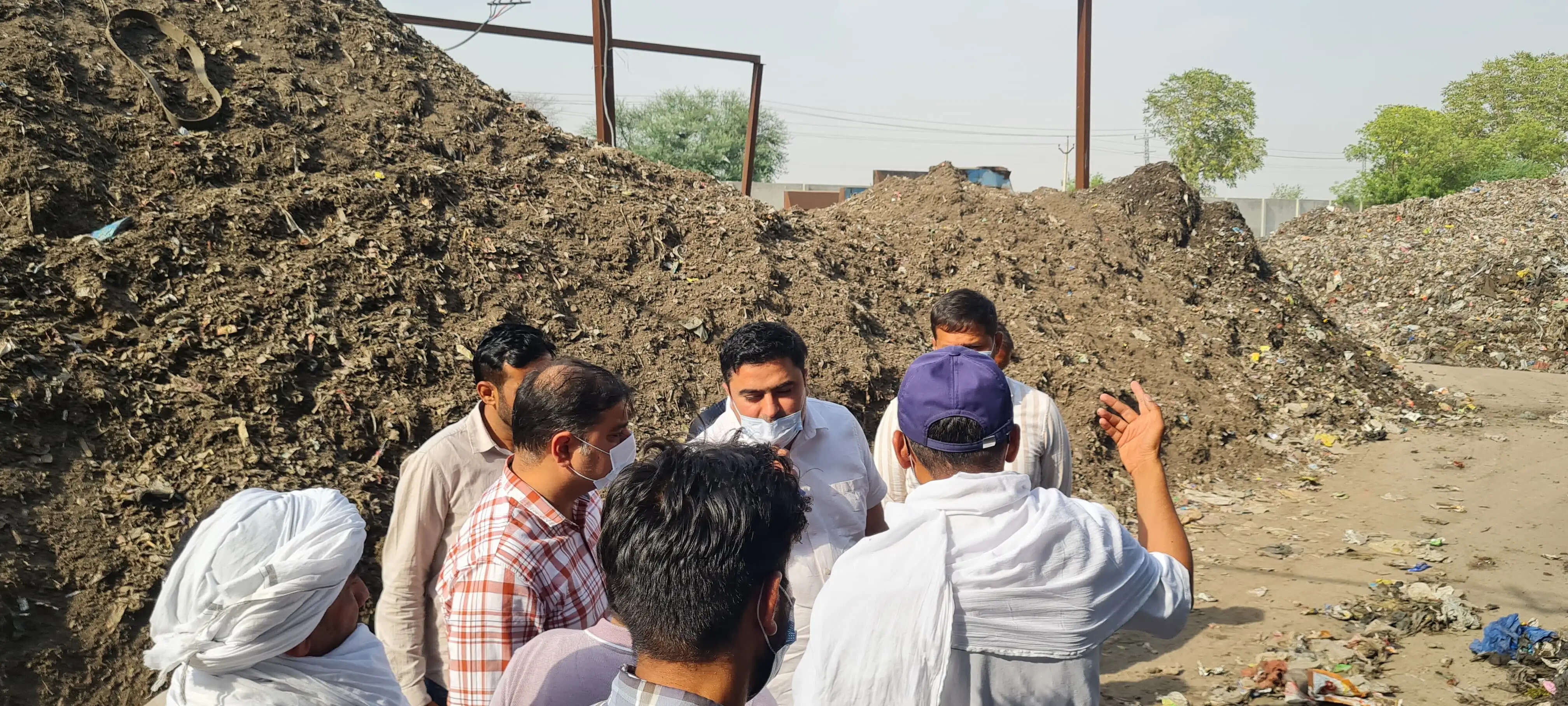 NGT Inspection at Bakriawali Garbage Plant Sirsa