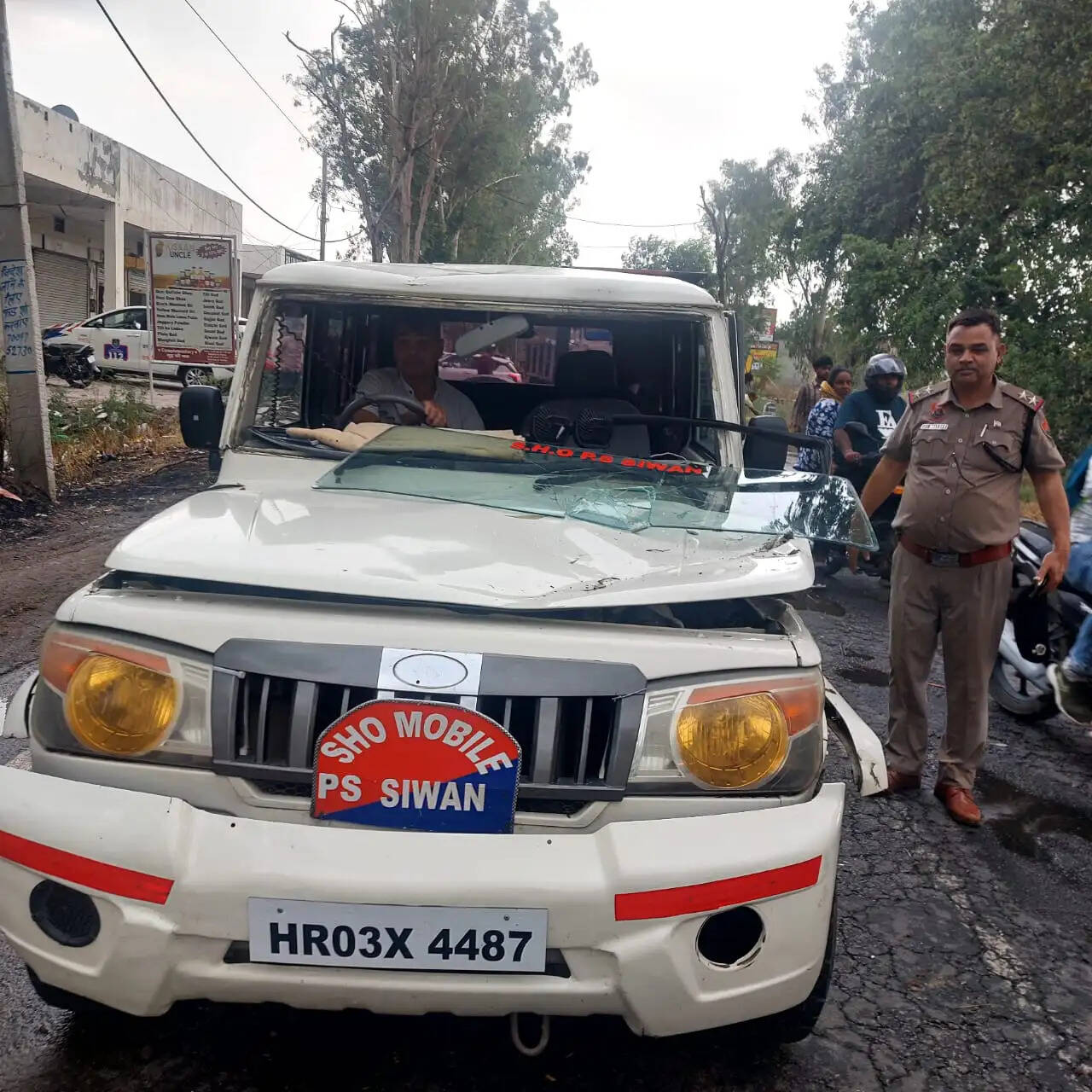 Mahipal Dhanda Siwan accident