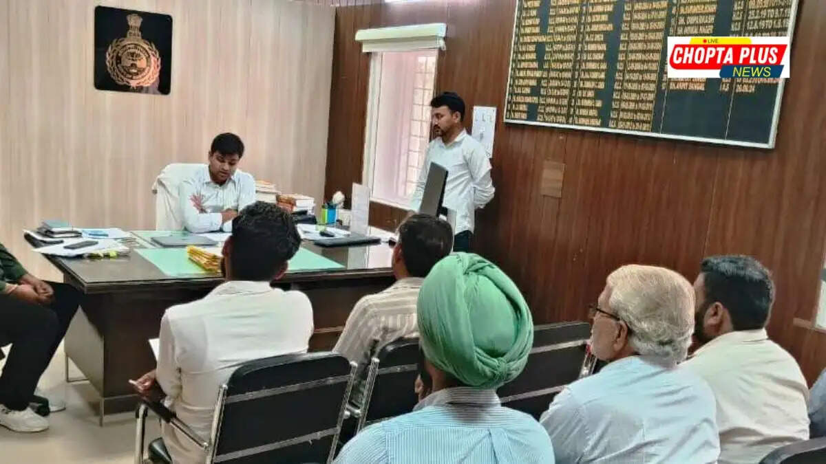 Dabwali SDM Arpit Sangal Meeting With LPG Gas Agencies