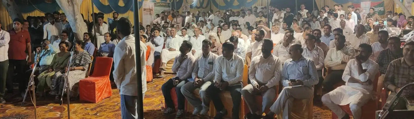 ADC Virender Sehrawat in Sirsa Ratri Thahrav Karyakram at Darewala