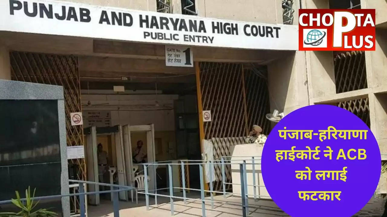 Haryana News: पंजाब-हरियाणा हाईकोर्ट ने ACB को लगाई फटकार, जानिए क्या है पूरा मामला