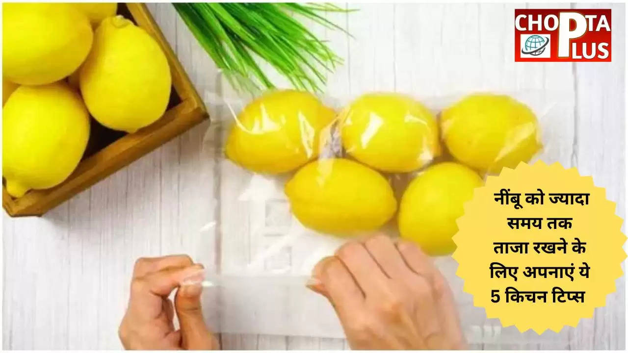 how to store lemon for more days