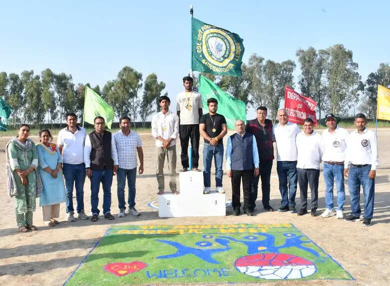 खुशीराम को बेस्ट एथलीट 1